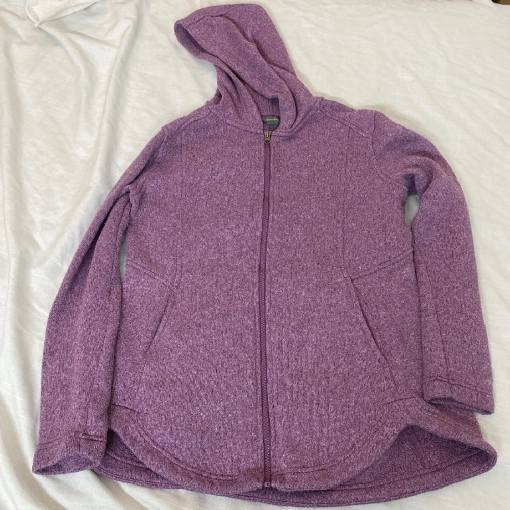 eddie bauer full zip hoodie Purple Women’s Size Large